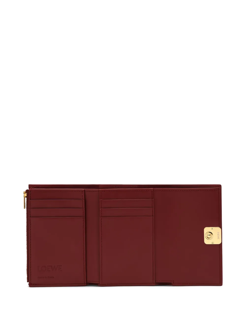 LOEWE Anagrammen portemonnee Rood