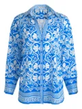 alice + olivia Kiva shirt - Blue