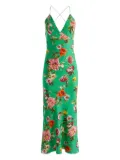 alice + olivia Loma midi skirt - Green