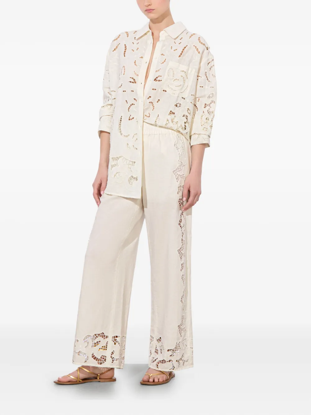 Alice + olivia Finely shirt - Beige