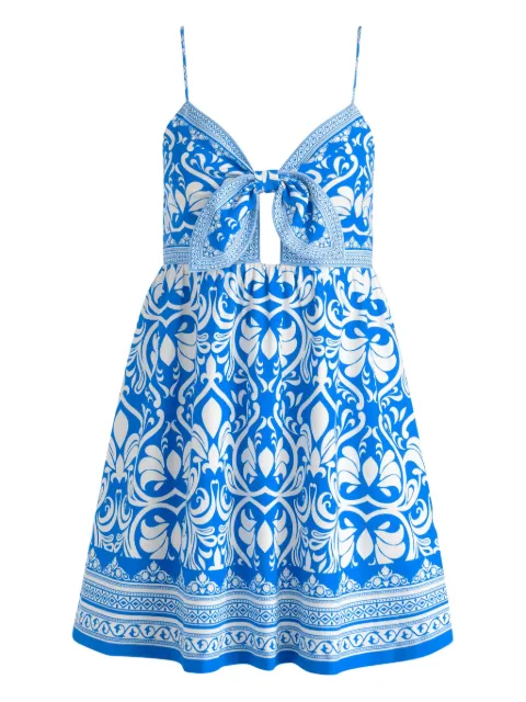 alice + olivia Melvina gathered babydoll dress