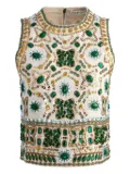 alice + olivia Amal top - Neutrals