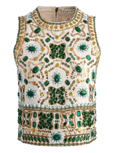 alice + olivia Amal top 