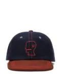 Brain Dead embroidered two-tone cap - Blue