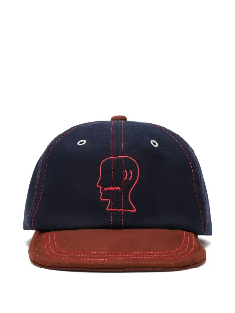 Brain Dead embroidered two-tone cap