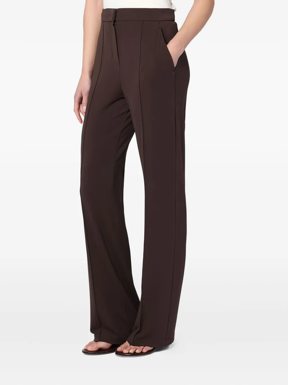 Max Mara Straight broek Bruin