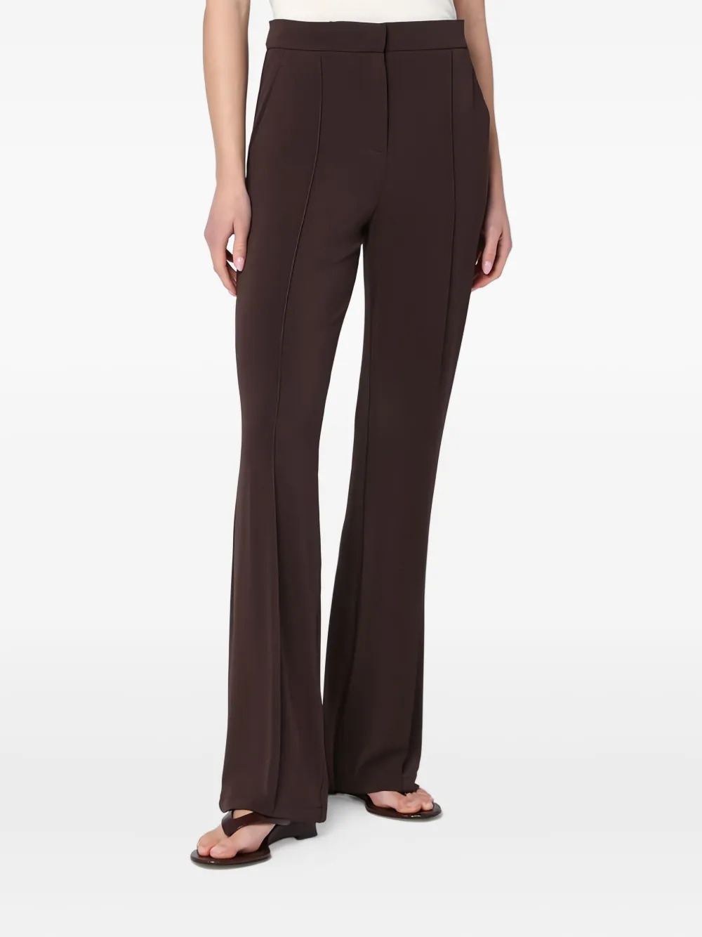 Max Mara Straight broek Bruin