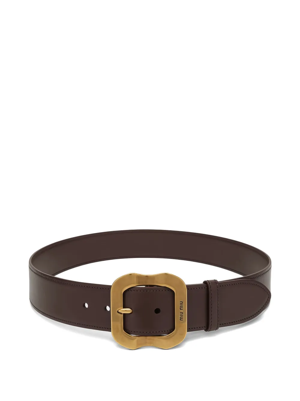 Miu Miu Klassischer Gürtel | Braun | Image 1