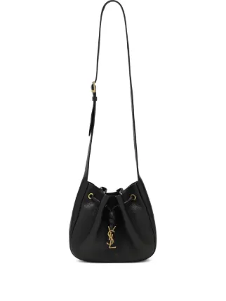 Yves Saint Laurent ショルダーバッグド ローストリングブラック Saint Laurent ドローストリング ショルダーバッグ | ブラック