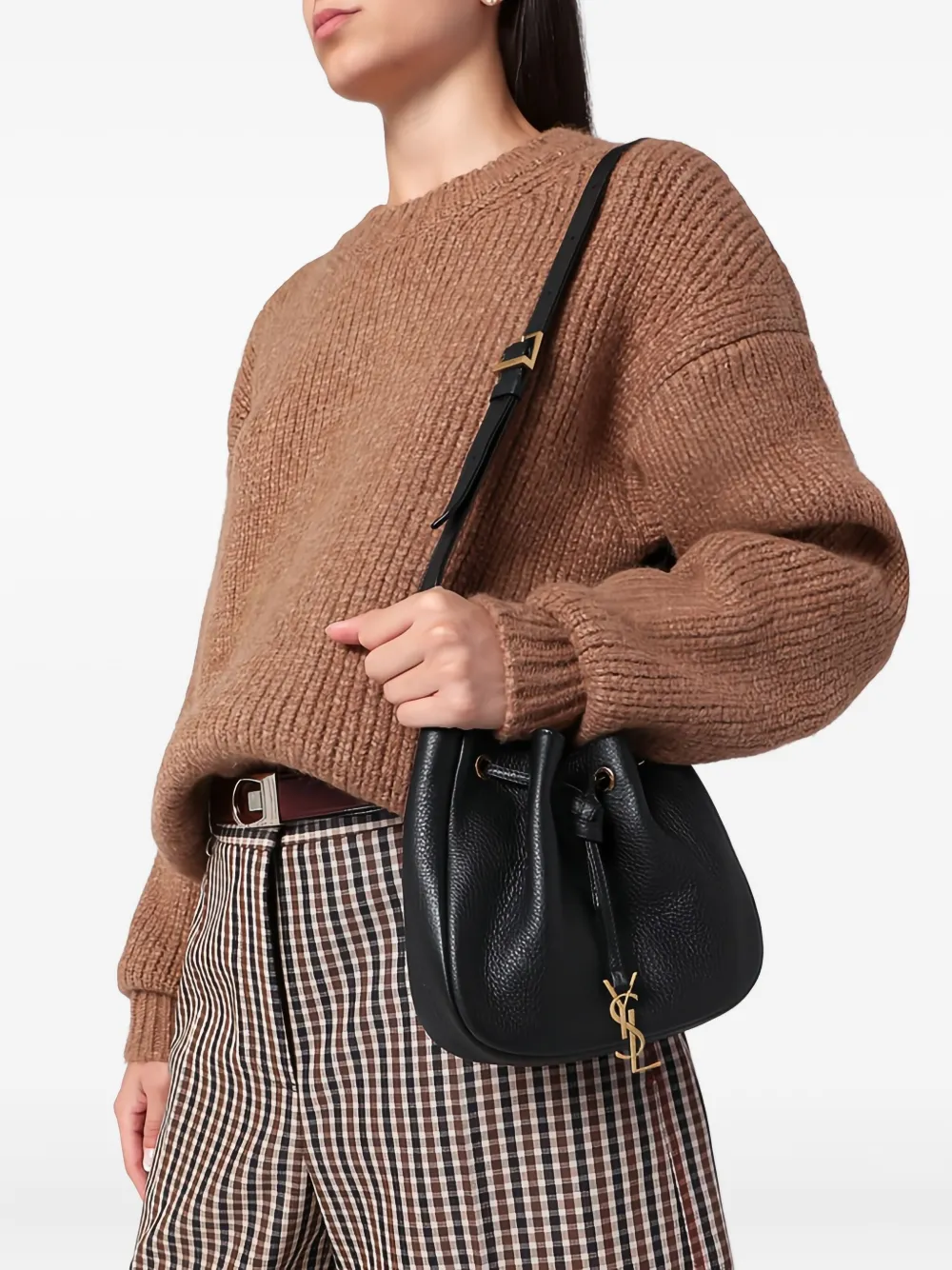 Saint Laurent Bolsa transversal com placa de logo | Image 2