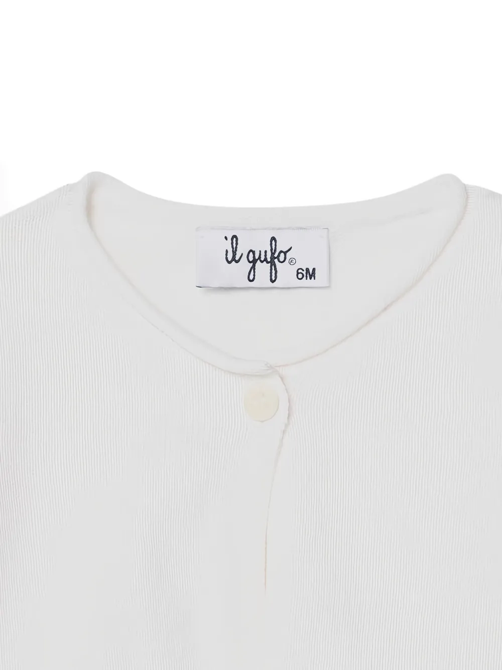 Il Gufo Katoenen vest Wit