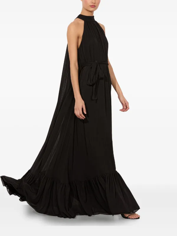 chinese dress ladies alice + olivia Women's Hartley Gathered Midi Dress, Black/Off White, 12 at  Amazon Women's Clothing store