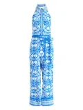 alice + olivia Alara wide-leg jumpsuit - Blue