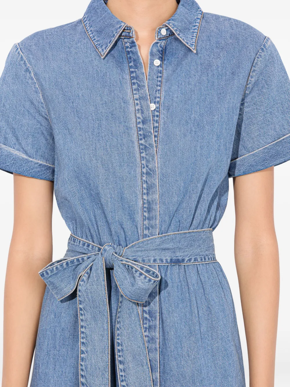 alice + olivia Chassidy blousejurk Blauw