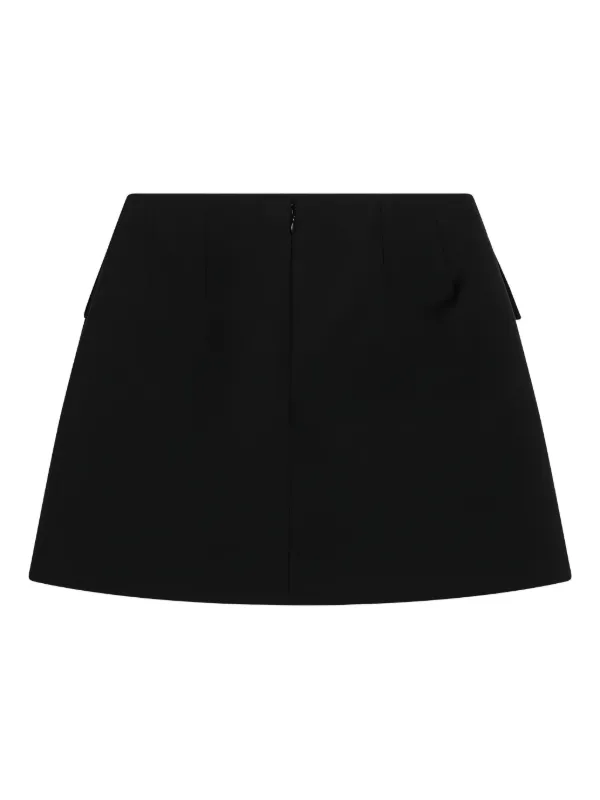 Alexander McQueen pocket-detail Mini Skirt | Black | FARFETCH