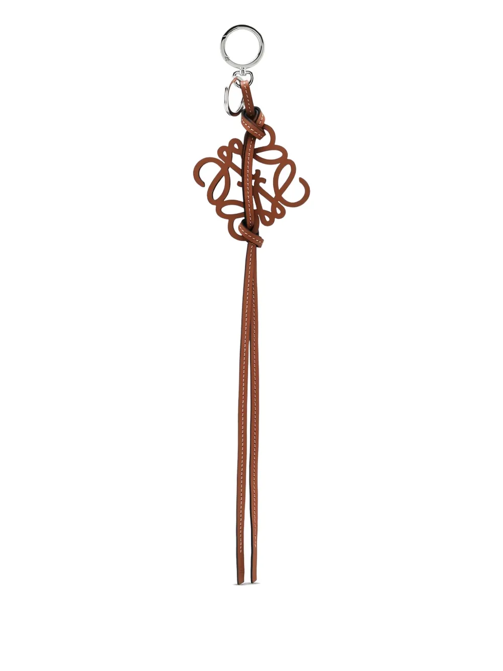 LOEWE anagram charm keyring | Brown | Image 1