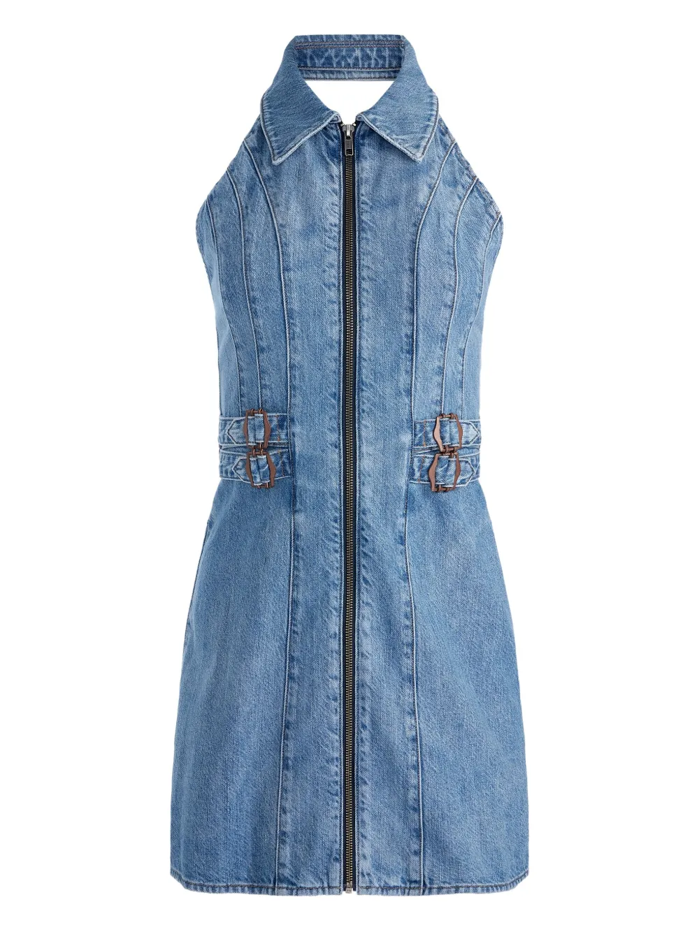 alice + olivia Axelle ミニドレス - ブルー alice + olivia Axelle ミニドレス - ブルー