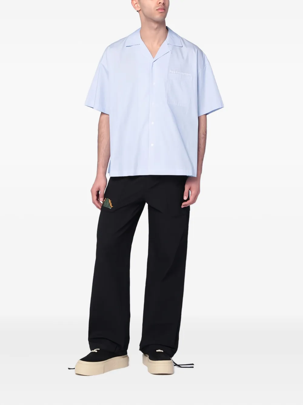 Brain Dead embroidered-pocket pants | Regular-Fit & Straight Leg Pants | Image 2