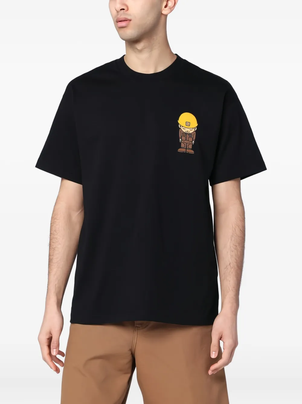 Carhartt WIP Sumimasen worker-graphic T-shirt Zwart
