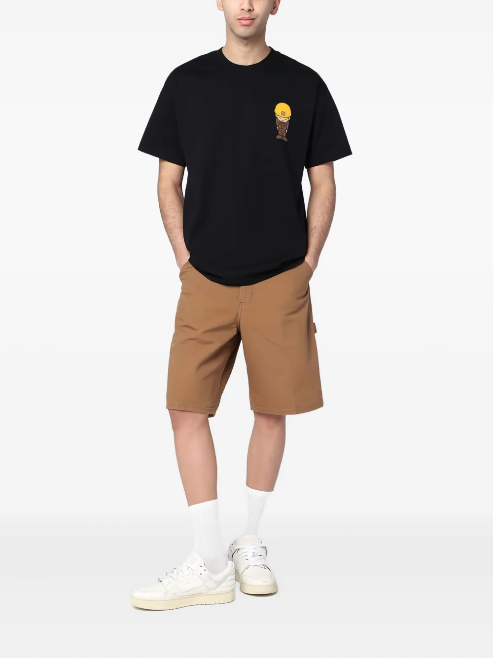 Carhartt WIP Sumimasen worker-graphic T-shirt - Zwart