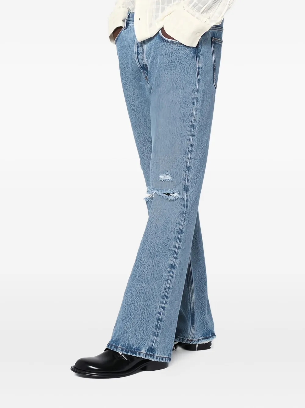 Séfr Straight jeans Blauw