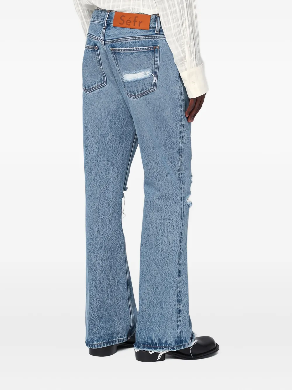 Séfr Straight jeans Blauw