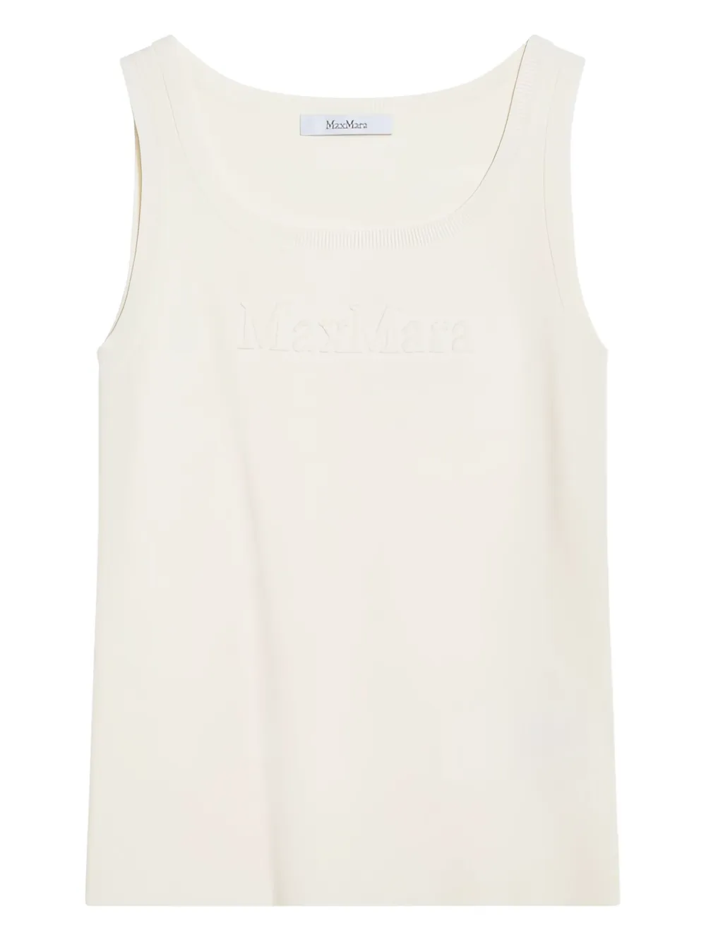 Max Mara Pentola Tank Top In Neutral