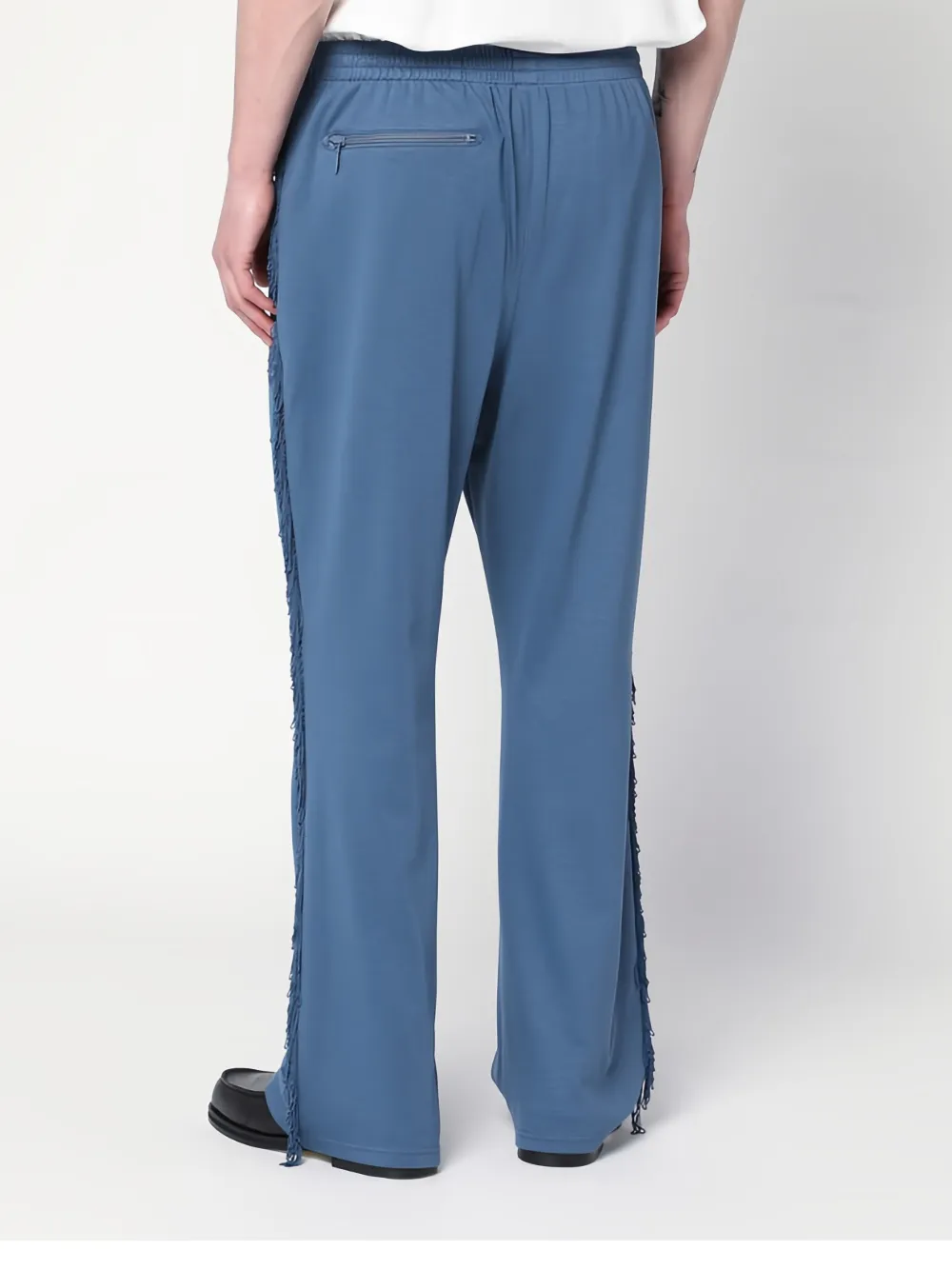 Needles Broek met franje detail Blauw