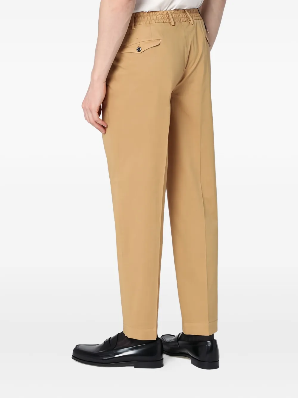 Santaniello Broek met toelopende pijpen Bruin