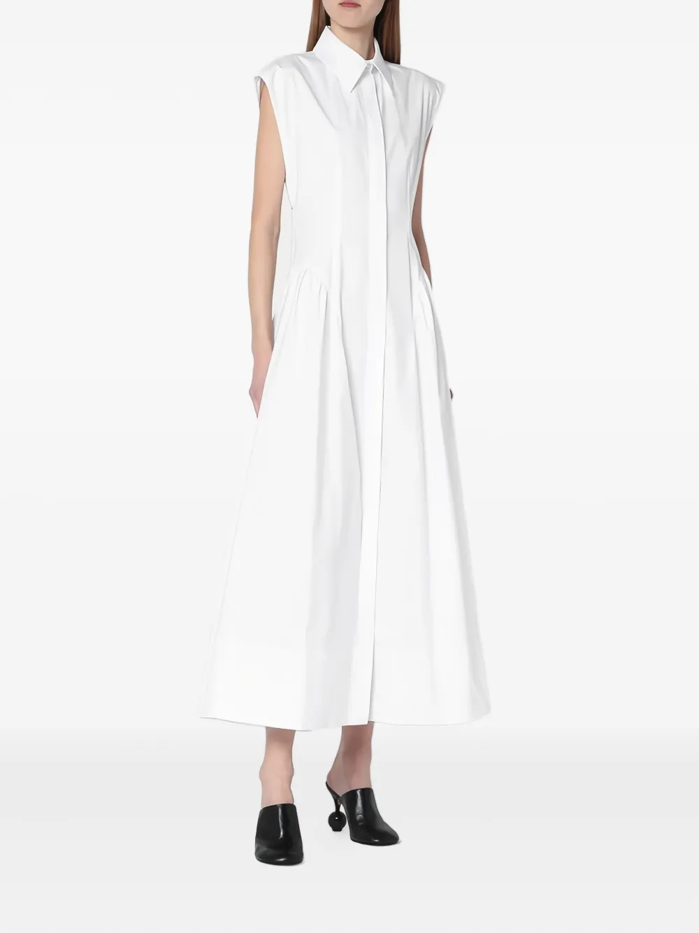 Sportmax Flared jurk - Wit