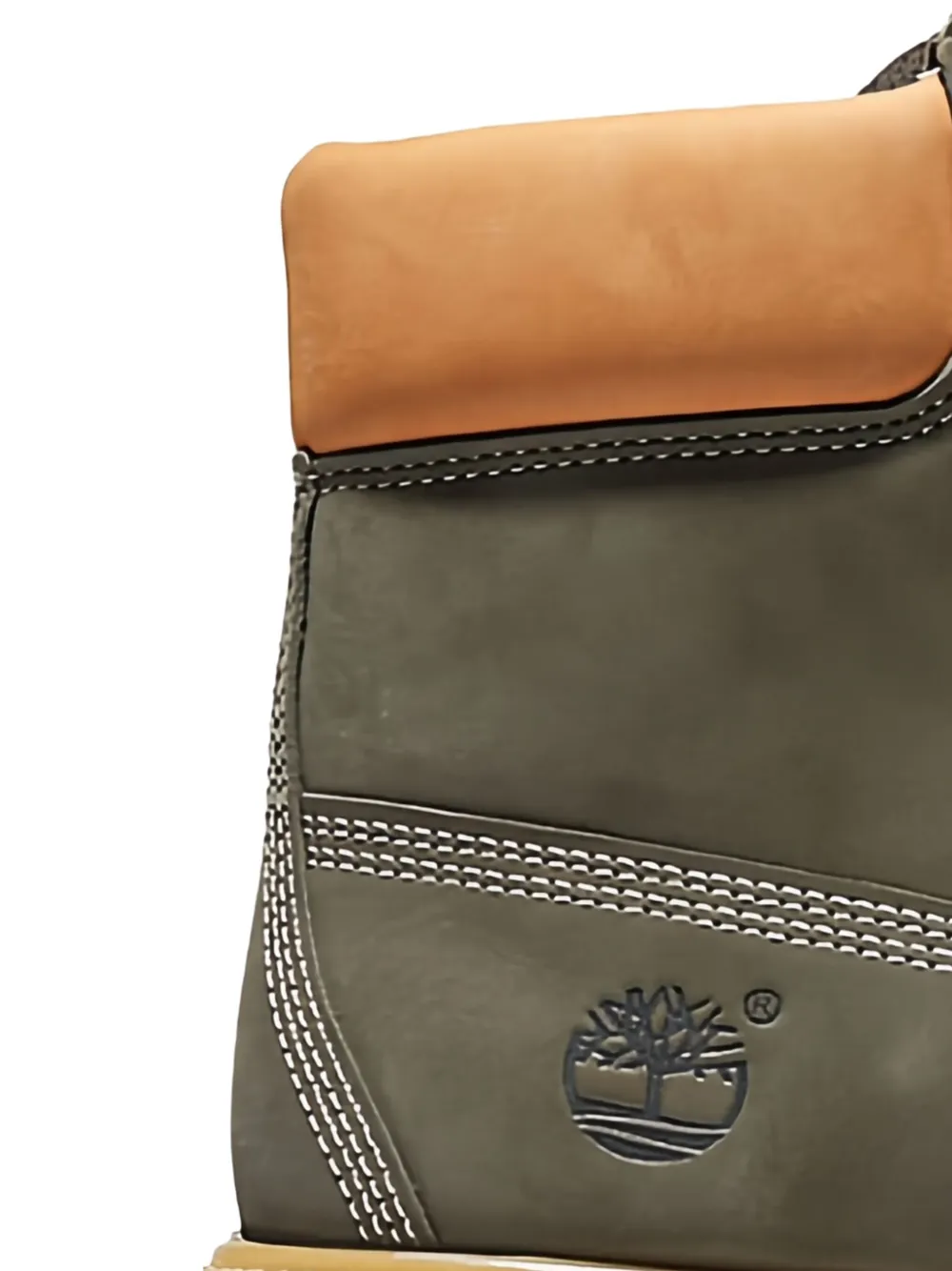 Timberland leather lace-up boots Green