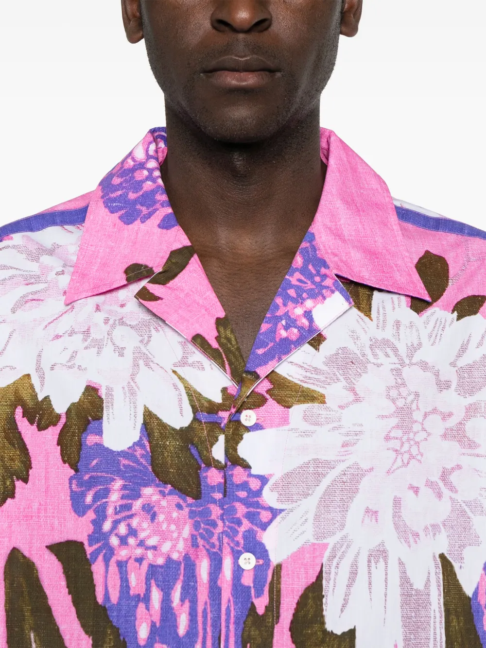 Craig Green Overhemd met bloemenprint Paars