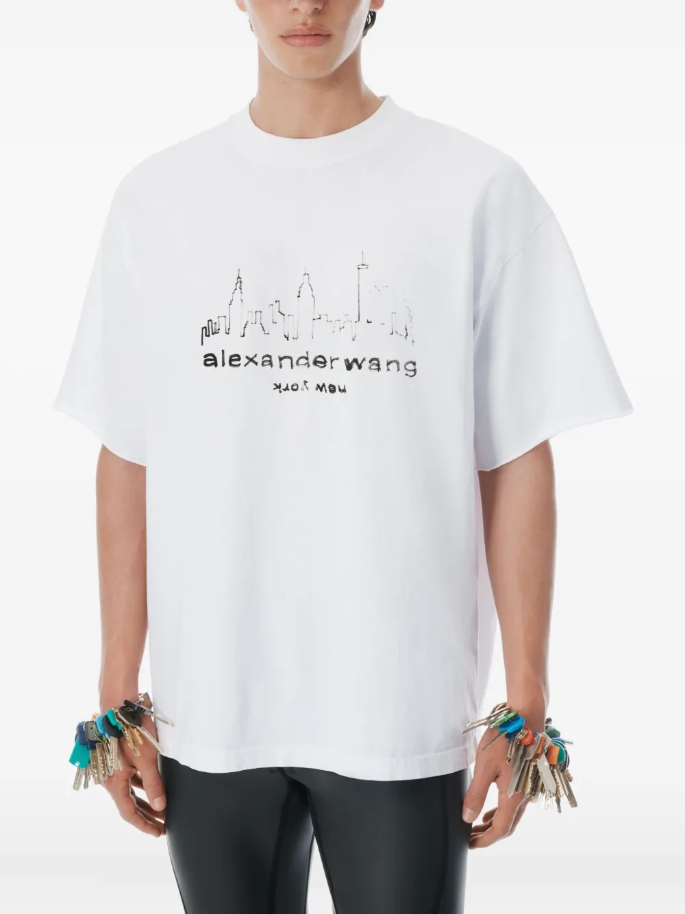 Alexander Wang Katoenen T-shirt Wit