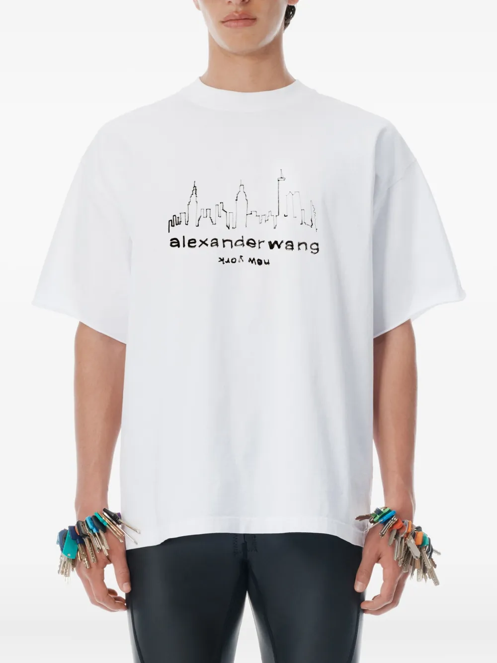 Alexander Wang Katoenen T-shirt Wit