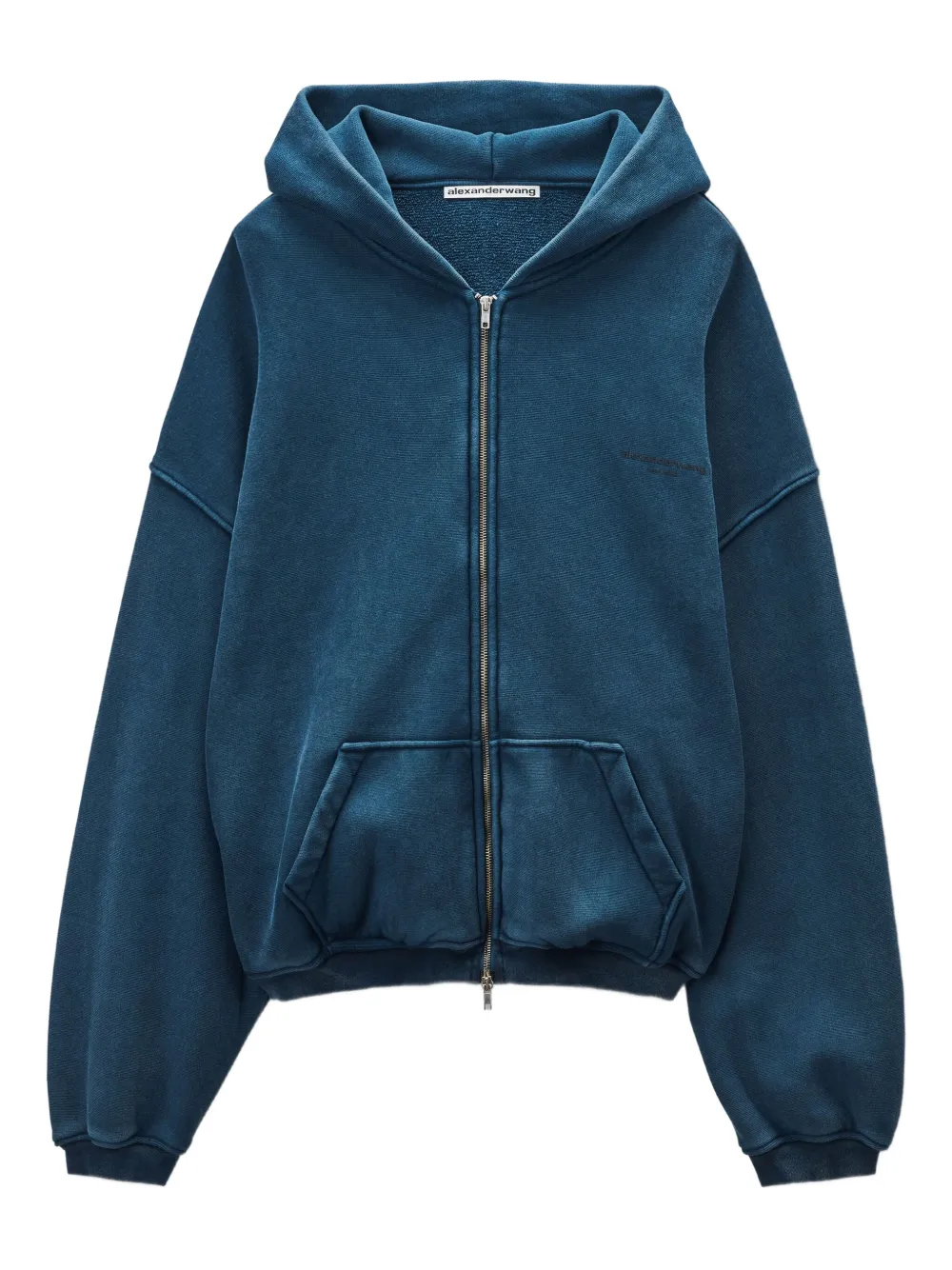 Alexander Wang Hoodie met logoprint Blauw