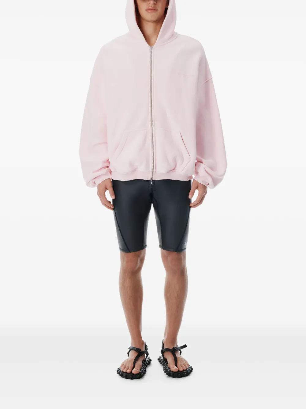 Alexander Wang logo-detail zip-up hoodie | Hoodies | Image 2