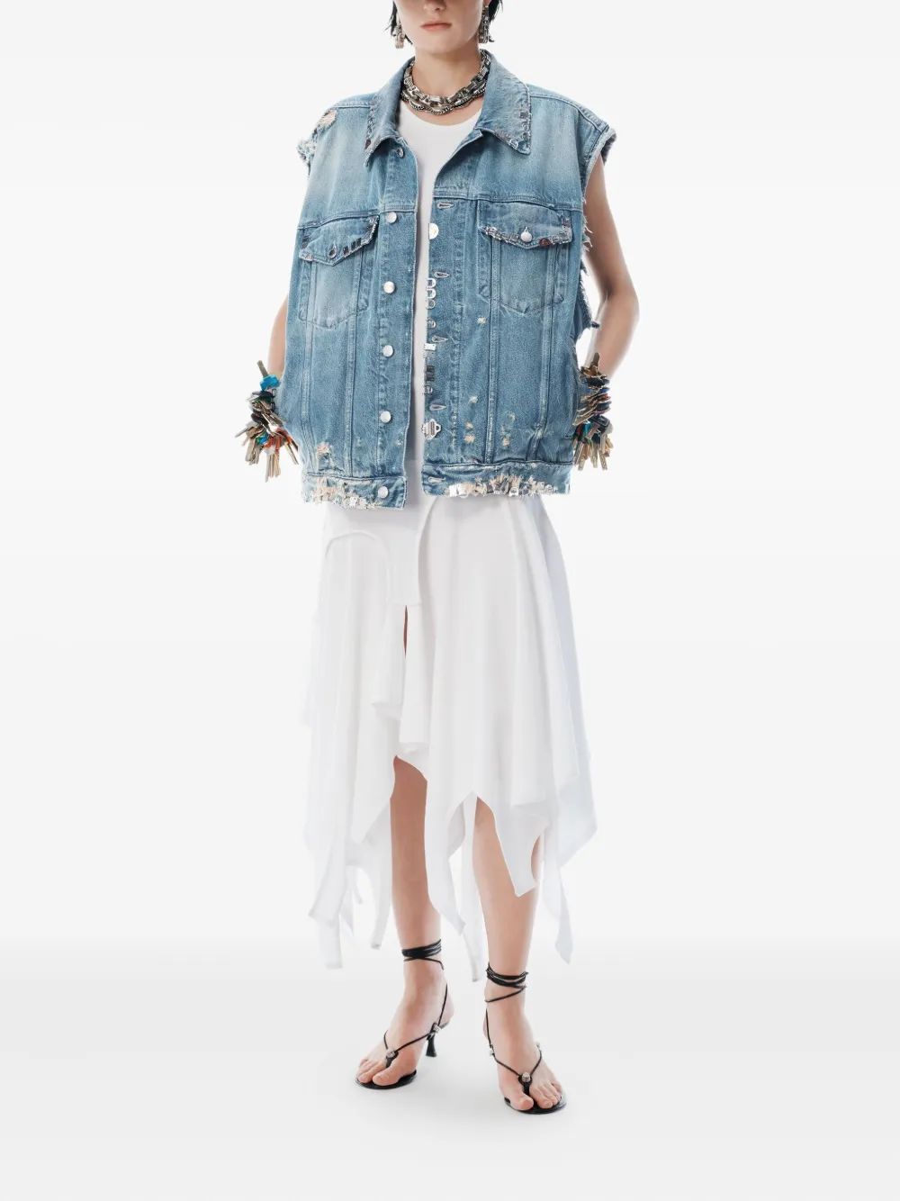 Alexander Wang Denim jack Zwart