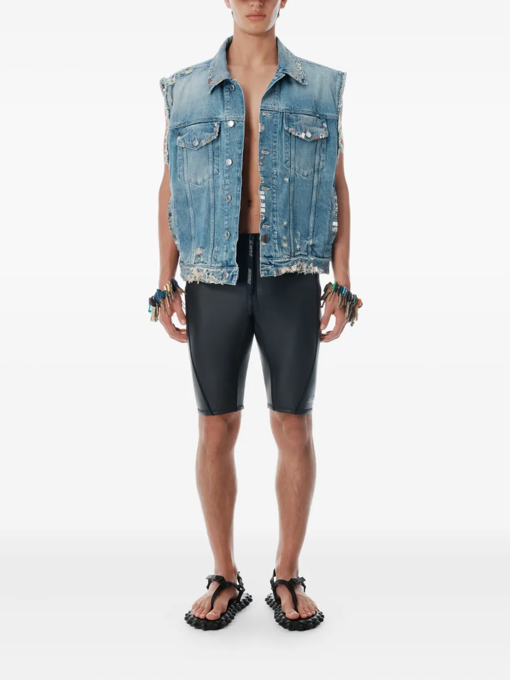 Alexander Wang Denim jack Zwart