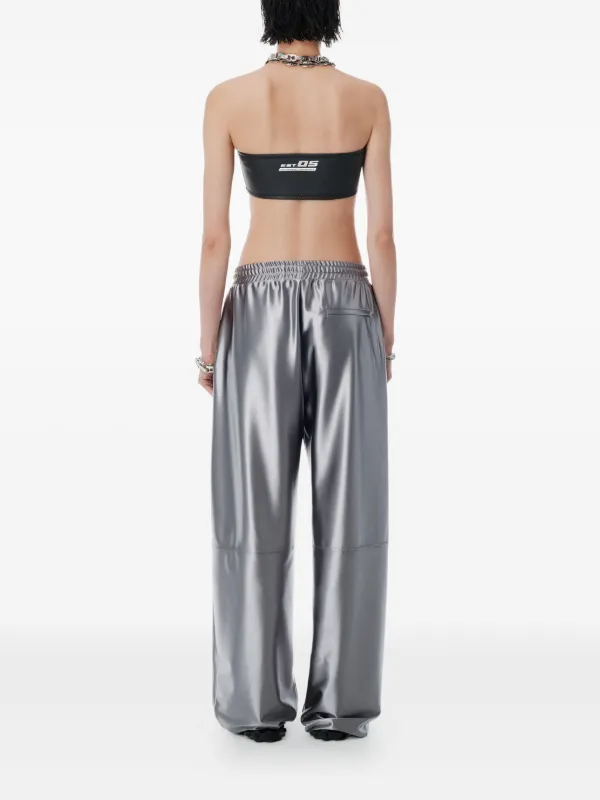 Alexander Wang サテン トラックパンツ | シルバートーン Alexander Wang サテン トラックパンツ | シルバートーン