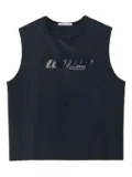 Alexander Wang logo-print vest - Black