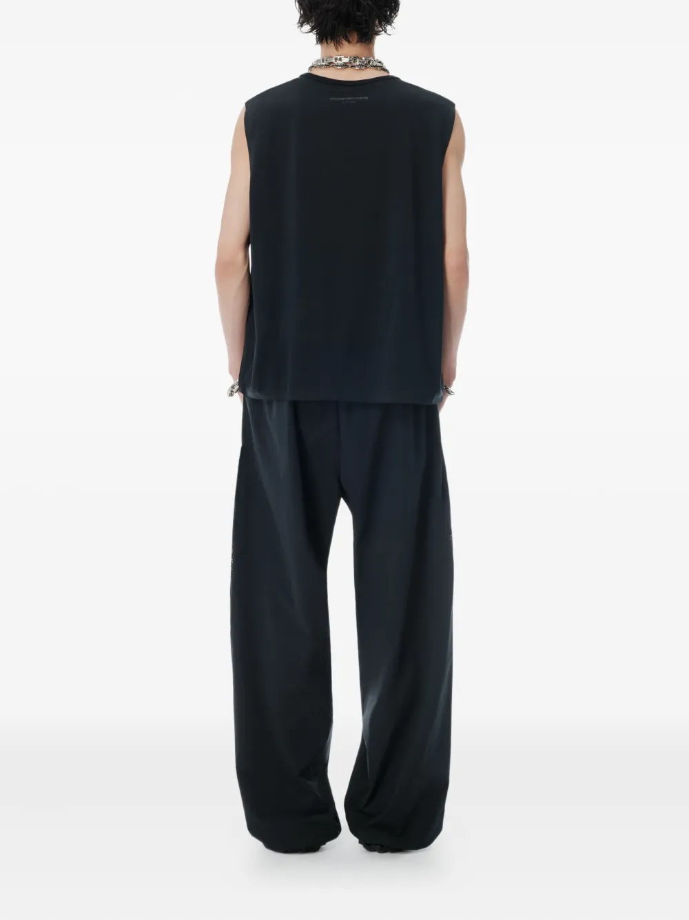 Alexander Wang Hemd met logoprint Zwart