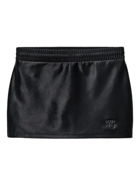 Alexander Wang elasticated-waistband satin  skirt
