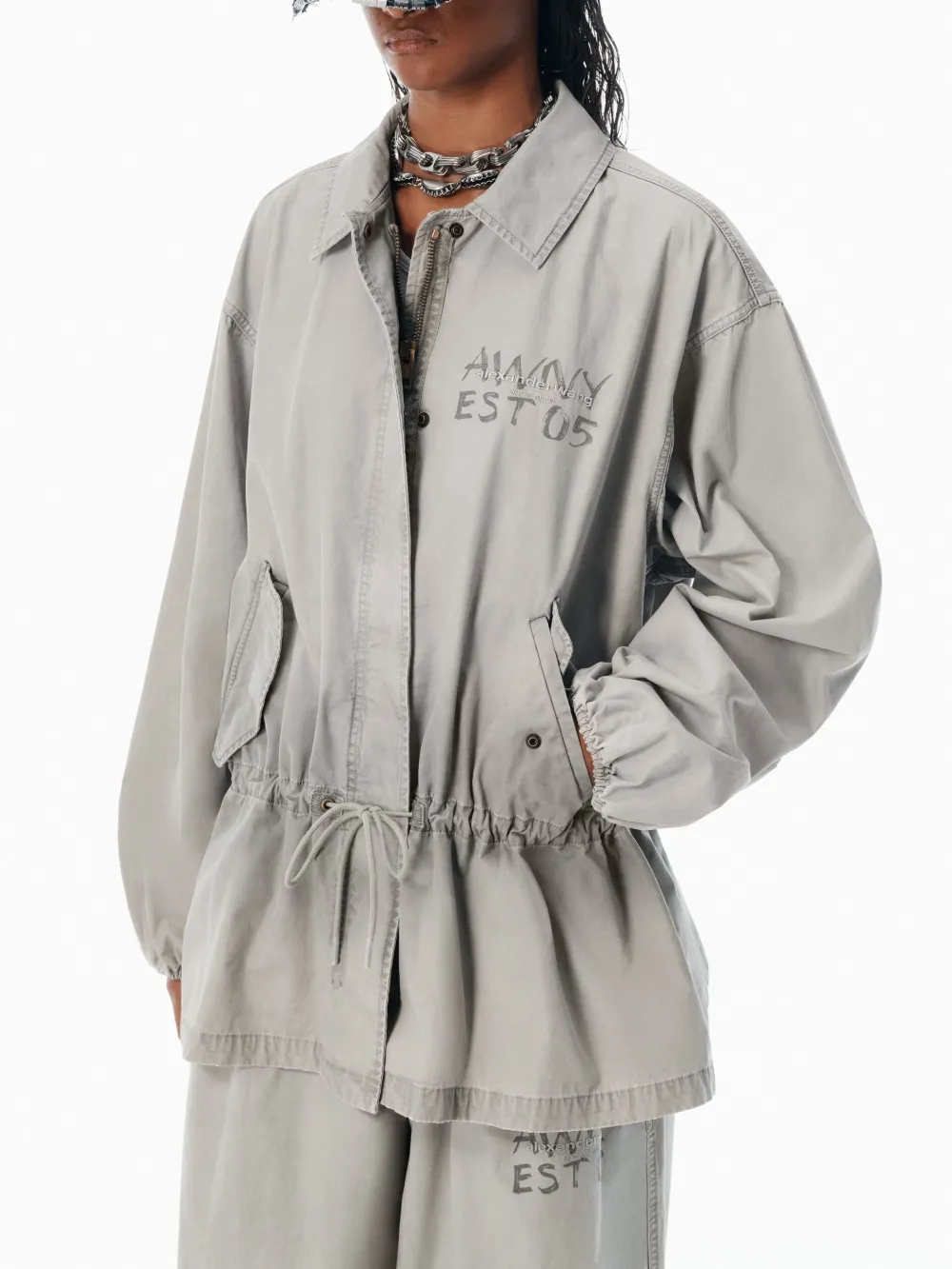 Alexander Wang Hardware honkbalpet Zwart