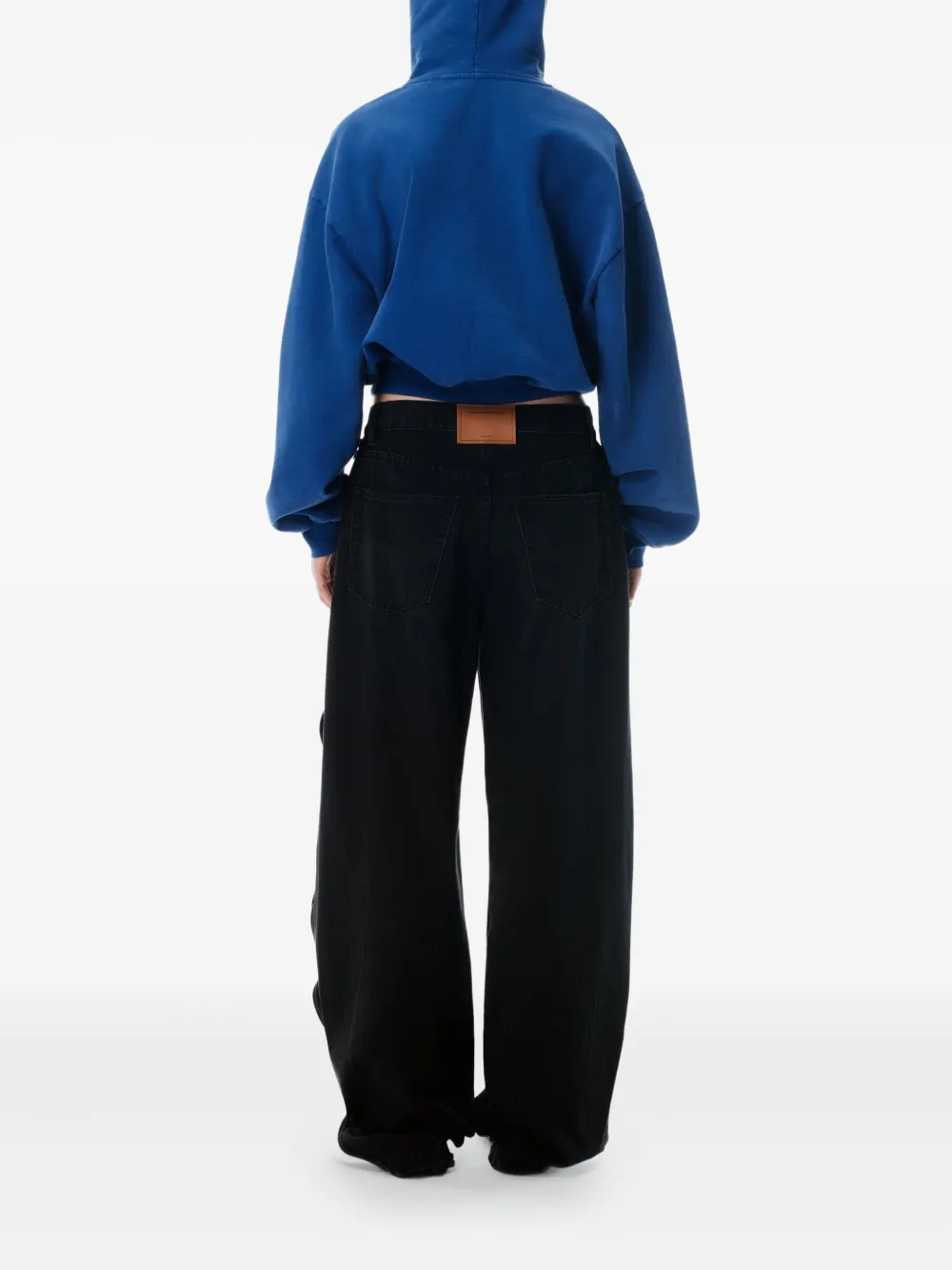 Alexander Wang Jeans met ritsdetail Zwart