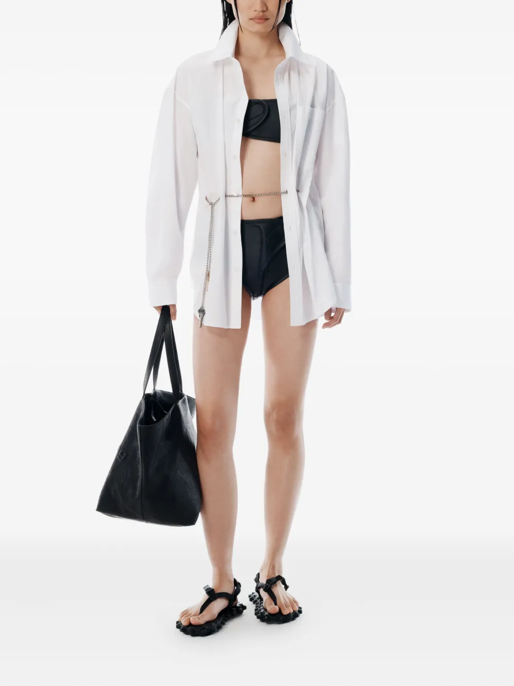 Alexander Wang embossed-logo tote bag | Image 2