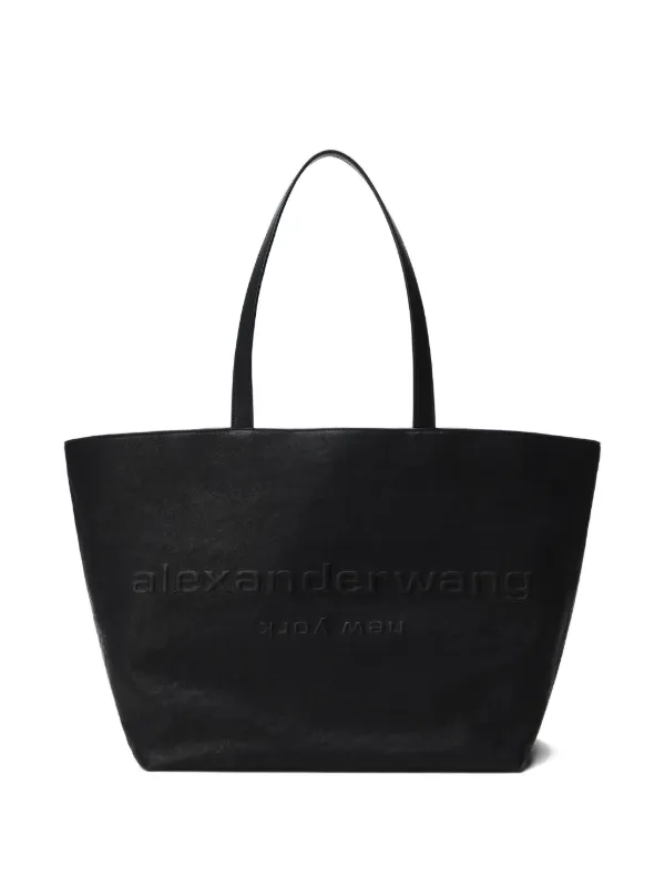 Alexander Wang ロゴエンボス ハンドバッグ | ブラック | FARFETCH JP