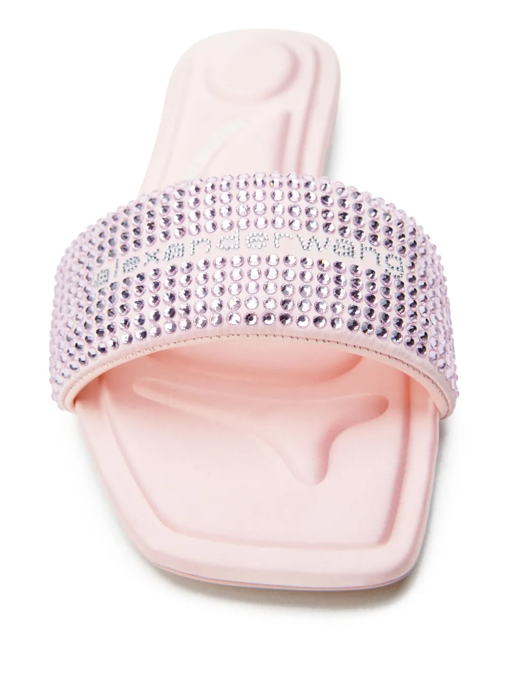 Alexander Wang crystal-embellished sandals Pink