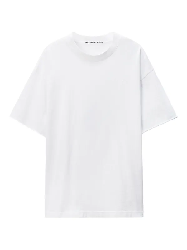 alexanderwang ホワイトTシャツ Alexander Wang ロゴ Tシャツ | ホワイト | FARFETCH JP