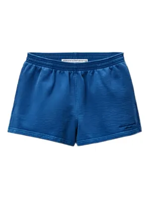 Alexander Wang ラインストーン デニムショーツ | ブルー | FARFETCH JP