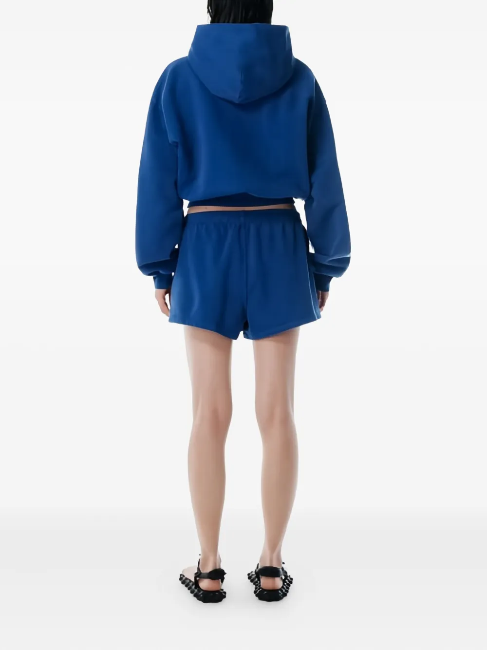 Alexander Wang Elastic-waistband Mini Shorts In Multi